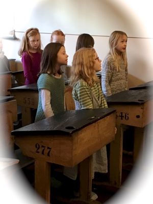 På skolemuseet