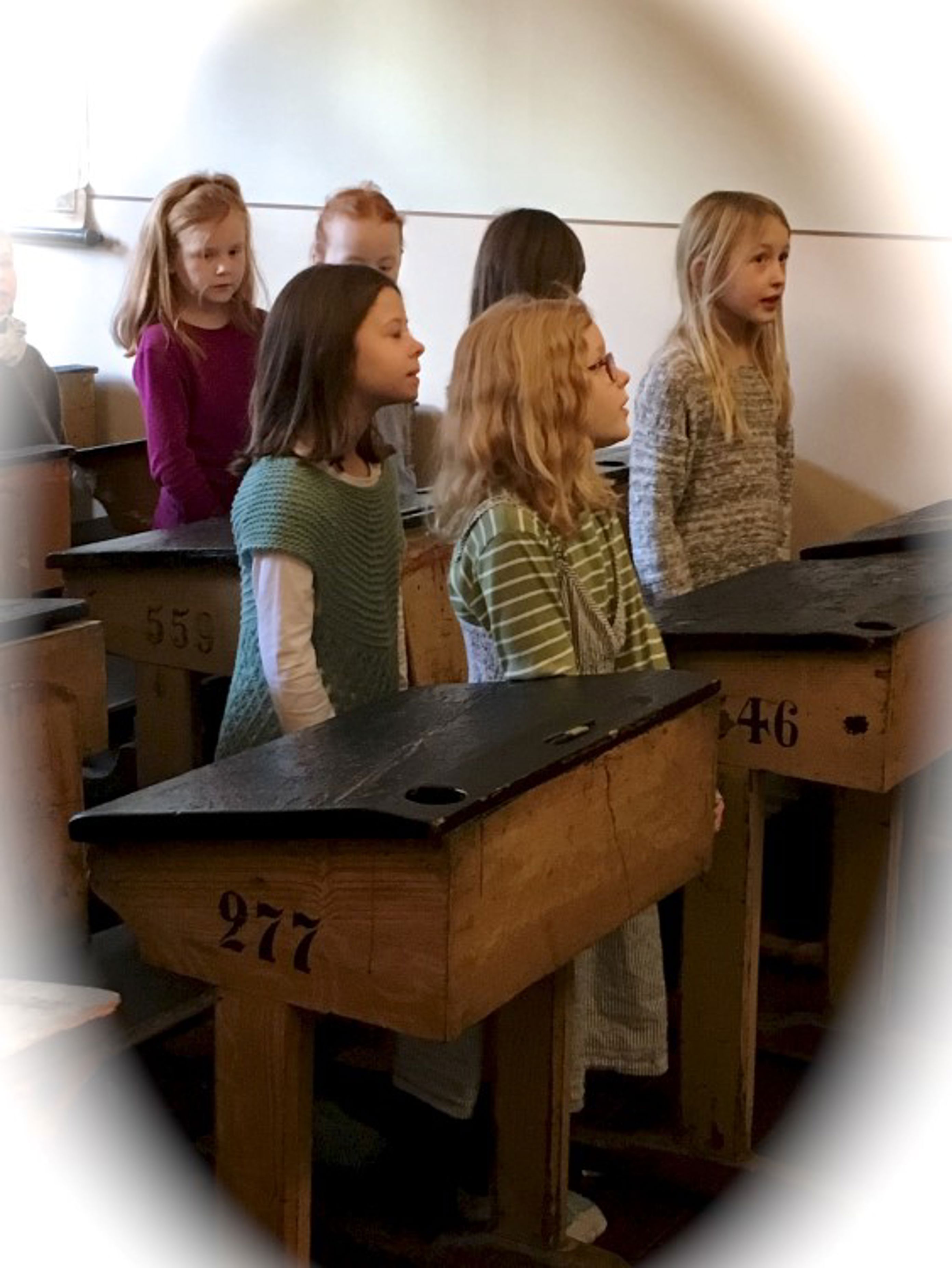 På skolemuseet På skolemuseet