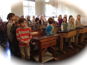 På skolemuseet
