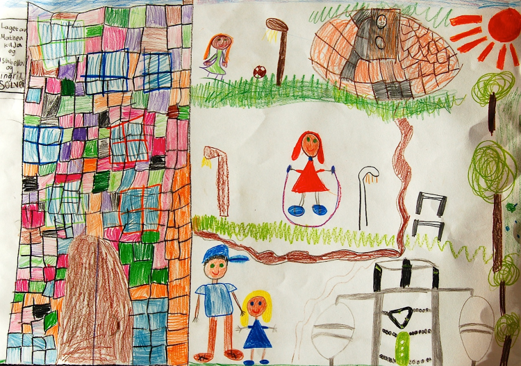 Mathea, Kaja, Isabella, Ingrid og Solveig 2b