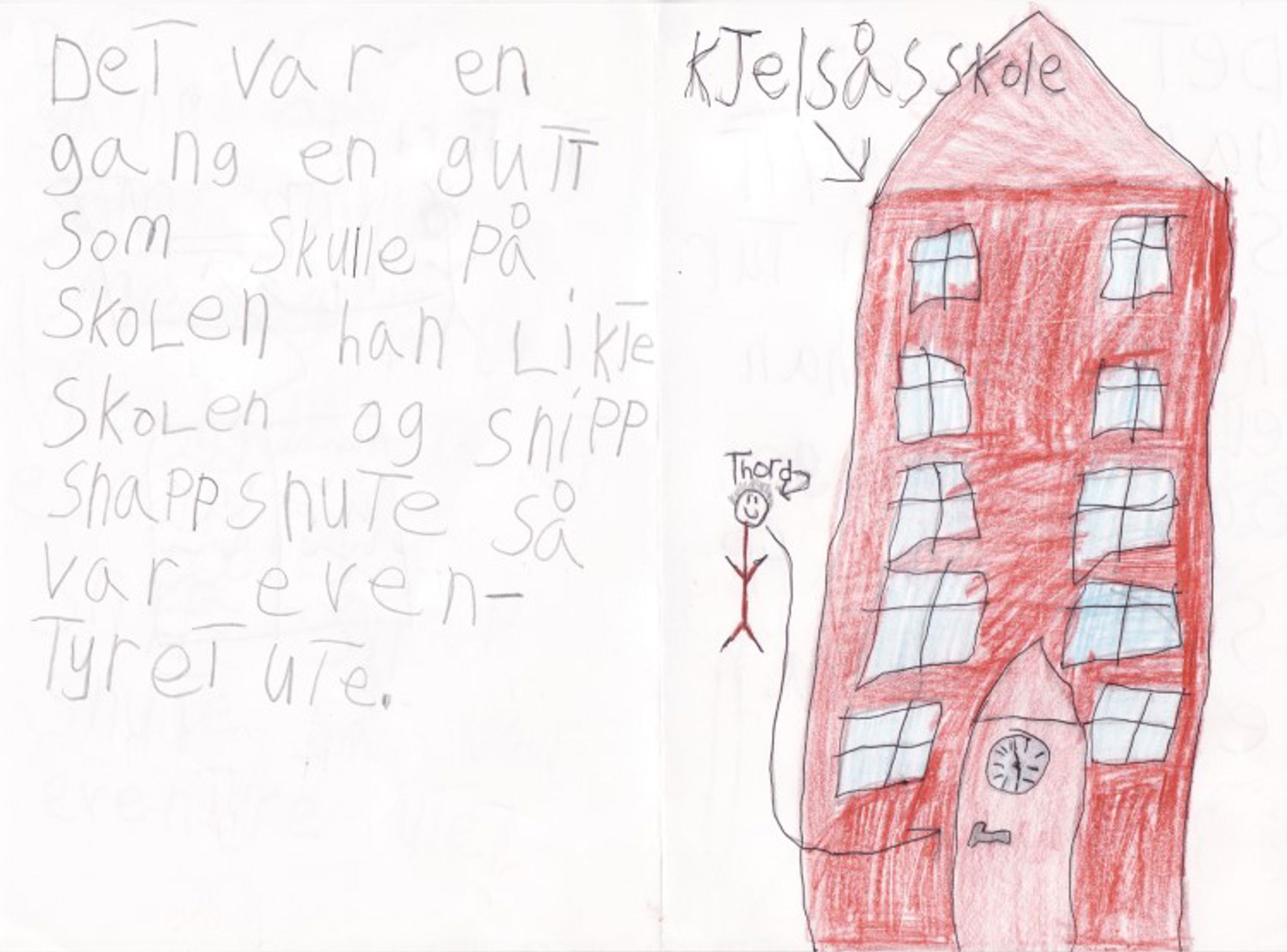 Tegning av Thora 2c Tegning av Thora 2c